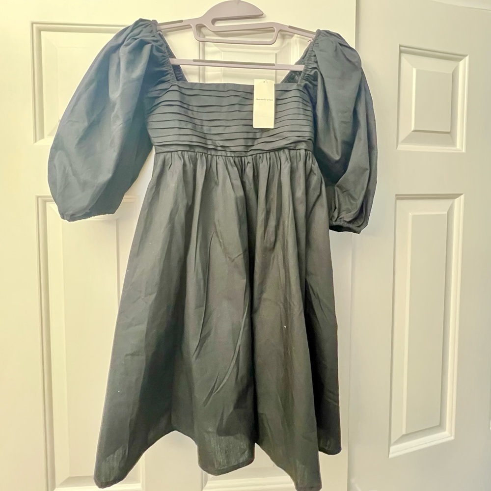 Abercrombie & Fitch Black Babydoll Dress